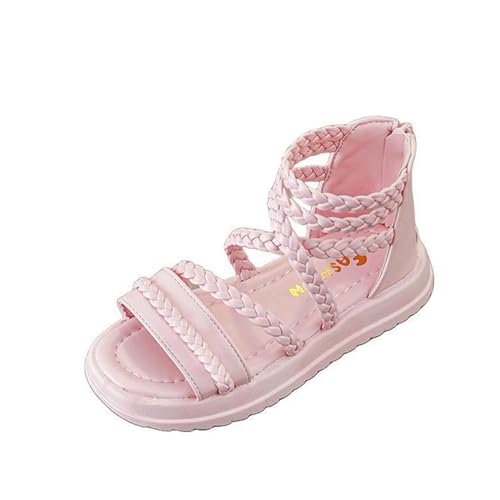 Cozozn Sandalen Mädchen Sommer Schuhe Strand Kleinkind kinder Barfuß Sandalen Mädchen Girls Rutschfest Flache Niedlich Sommerschuhe, Rosa, 26 EU(27 CN) von Cozozn