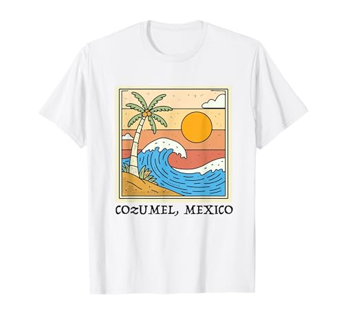Cozumel Mexiko Souvenir Urlaub Reise Männer Frauen Erinnerung T-Shirt von Cozumel Mexico Reminder Souvenir