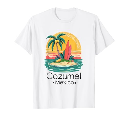 Cozumel Mexiko Souvenir Urlaub Reise Männer Frauen Erinnerung T-Shirt von Cozumel Mexico Reminder Souvenir