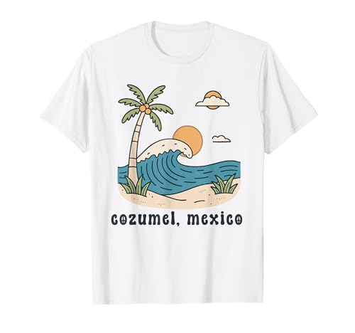 Cozumel Mexiko Souvenir Urlaub Reise Männer Frauen Erinnerung T-Shirt von Cozumel Mexico Reminder Souvenir