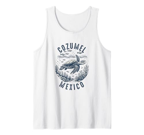 Cozumel Mexiko Souvenir Urlaub Reise Männer Frauen Erinnerung Tank Top von Cozumel Mexico Reminder Souvenir