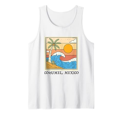 Cozumel Mexiko Souvenir Urlaub Reise Männer Frauen Erinnerung Tank Top von Cozumel Mexico Reminder Souvenir