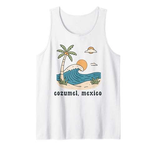 Cozumel Mexiko Souvenir Urlaub Reise Männer Frauen Erinnerung Tank Top von Cozumel Mexico Reminder Souvenir