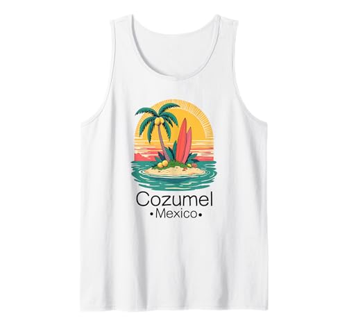 Cozumel Mexiko Souvenir Urlaub Reise Männer Frauen Erinnerung Tank Top von Cozumel Mexico Reminder Souvenir
