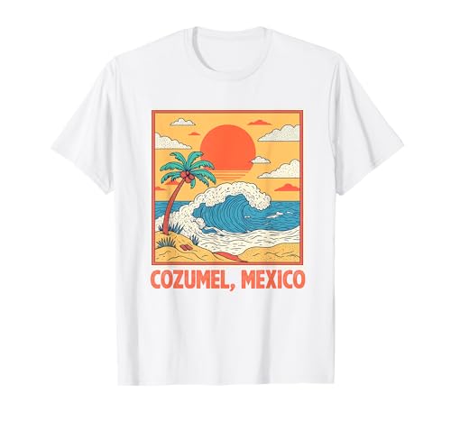 Souvenir von Cozumel Mexiko Urlaub Reisen Männer Frauen T-Shirt von Cozumel Mexico Reminder Souvenir