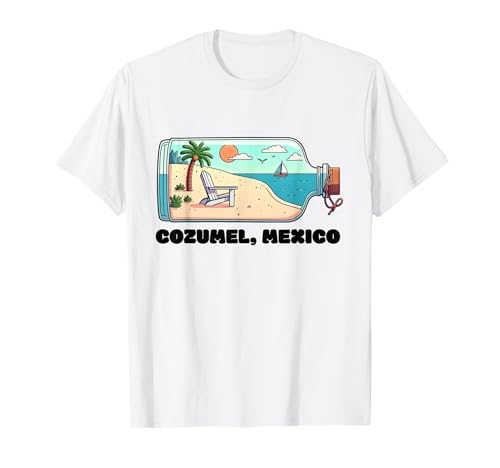 Souvenir von Cozumel Mexiko Urlaub Reisen Männer Frauen T-Shirt von Cozumel Mexico Reminder Souvenir