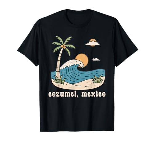Souvenir von Cozumel Mexiko Urlaub Reisen Männer Frauen T-Shirt von Cozumel Mexico Reminder Souvenir