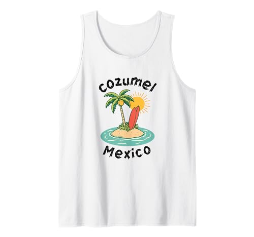 Souvenir von Cozumel Mexiko Urlaub Reisen Männer Frauen Tank Top von Cozumel Mexico Reminder Souvenir