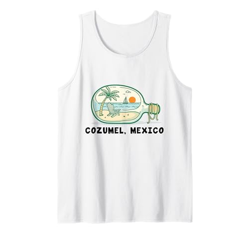 Souvenir von Cozumel Mexiko Urlaub Reisen Männer Frauen Tank Top von Cozumel Mexico Reminder Souvenir