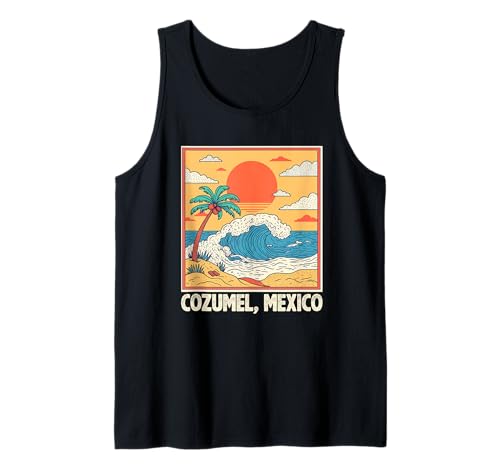 Souvenir von Cozumel Mexiko Urlaub Reisen Männer Frauen Tank Top von Cozumel Mexico Reminder Souvenir