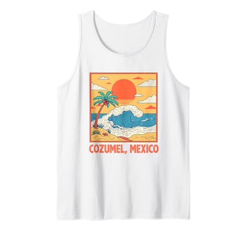 Souvenir von Cozumel Mexiko Urlaub Reisen Männer Frauen Tank Top von Cozumel Mexico Reminder Souvenir