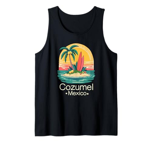 Souvenir von Cozumel Mexiko Urlaub Reisen Männer Frauen Tank Top von Cozumel Mexico Reminder Souvenir