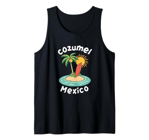 Souvenir von Cozumel Mexiko Urlaub Reisen Männer Frauen Tank Top von Cozumel Mexico Reminder Souvenir