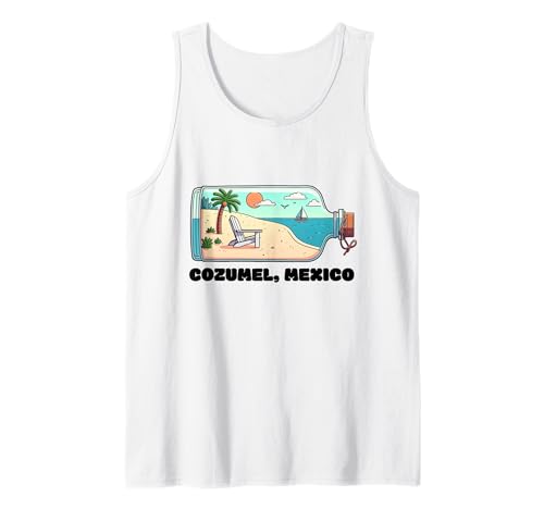 Souvenir von Cozumel Mexiko Urlaub Reisen Männer Frauen Tank Top von Cozumel Mexico Reminder Souvenir