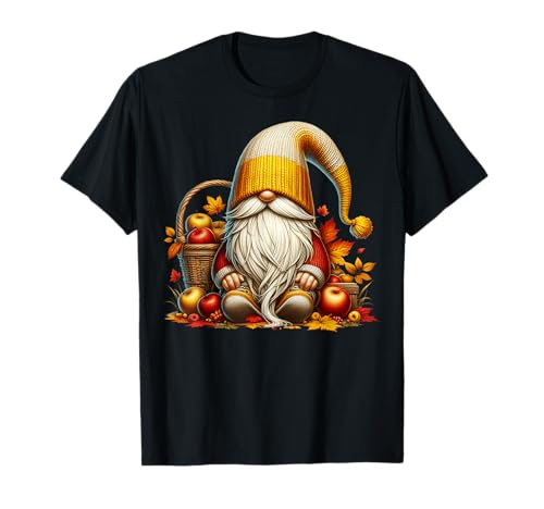 Hello Fall GNOME Dad for Women Fall Apple Decor for Gardener T-Shirt von Cozy Autumn Fall Must Haves For Gnome Lovers