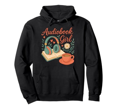 Hörbuch Mädchen Cozy Book Kopfhörer Kaffee Lesen Liebe Pullover Hoodie Hörbuch Mädchen Cozy Book Kopfhörer Kaffee Lesen Liebe Pullover Hoodie von Cozy Chapter Apparel