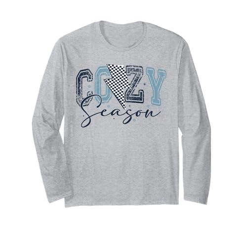 Cozy Season Vintage Winter Weihnachten Männer Frauen Kinder Xmas Langarmshirt von Cozy Christmas Men Women Apparel Clothes Ideas