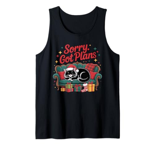 Lustige Schwarze Katze sarkastische Weihnachten Männer Frauen Kinder Xmas Tank Top Lustige Schwarze Katze sarkastische Weihnachten Männer Frauen Kinder Xmas Tank Top von Cozy Christmas Men Women Apparel Clothes Ideas