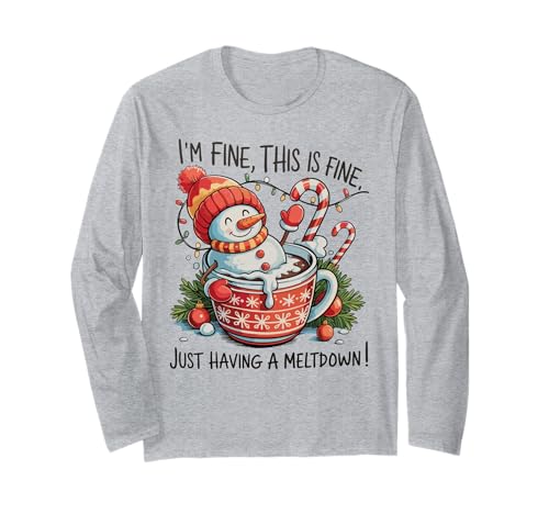 Lustiges Weihnachten Mental Health Humor Männer Frauen sarkastische Weihnachten Langarmshirt Lustiges Weihnachten Mental Health Humor Männer Frauen sarkastische Weihnachten Langarmshirt von Cozy Christmas Men Women Apparel Clothes Ideas
