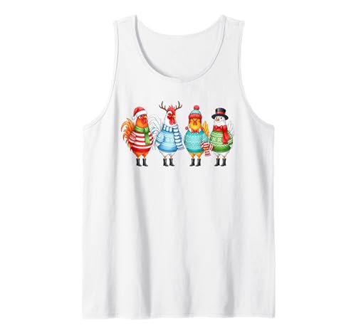 Weihnachten Huhn Lustiger Hahn Vogel Männer Frauen Kinder Xmas Tank Top Weihnachten Huhn Lustiger Hahn Vogel Männer Frauen Kinder Xmas Tank Top von Cozy Christmas Men Women Apparel Clothes Ideas