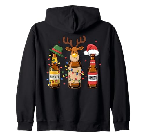 Weihnachtsbierliebhaber Reinbeer Lustige betrunkene Männer, die Weihnachten Trinken Kapuzenjacke Weihnachtsbierliebhaber Reinbeer Lustige betrunkene Männer, die Weihnachten Trinken Kapuzenjacke von Cozy Christmas Men Women Apparel Clothes Ideas