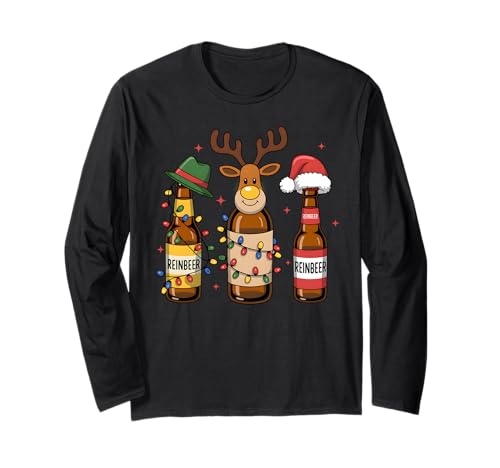 Weihnachtsbierliebhaber Reinbeer Lustige betrunkene Männer, die Weihnachten Trinken Langarmshirt Weihnachtsbierliebhaber Reinbeer Lustige betrunkene Männer, die Weihnachten Trinken Langarmshirt von Cozy Christmas Men Women Apparel Clothes Ideas