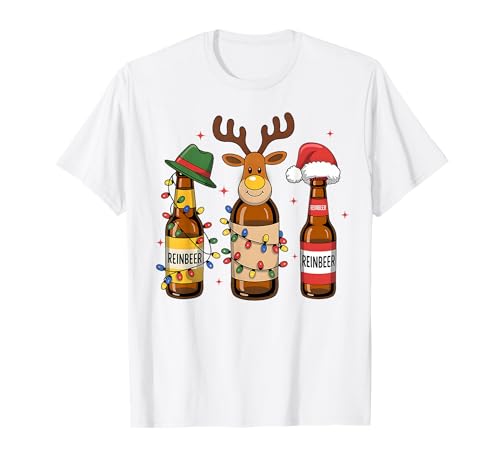 Weihnachtsbierliebhaber Reinbeer Lustige betrunkene Männer, die Weihnachten Trinken T-Shirt Weihnachtsbierliebhaber Reinbeer Lustige betrunkene Männer, die Weihnachten Trinken T-Shirt von Cozy Christmas Men Women Apparel Clothes Ideas