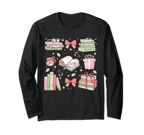 Weihnachtsbuchliebhaber Leseleser Männer Frauen Kinder Weihnachten Langarmshirt Weihnachtsbuchliebhaber Leseleser Männer Frauen Kinder Weihnachten Langarmshirt von Cozy Christmas Men Women Apparel Clothes Ideas