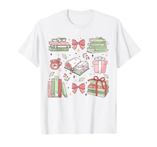 Weihnachtsbuchliebhaber Leseleser Männer Frauen Kinder Weihnachten T-Shirt Weihnachtsbuchliebhaber Leseleser Männer Frauen Kinder Weihnachten T-Shirt von Cozy Christmas Men Women Apparel Clothes Ideas