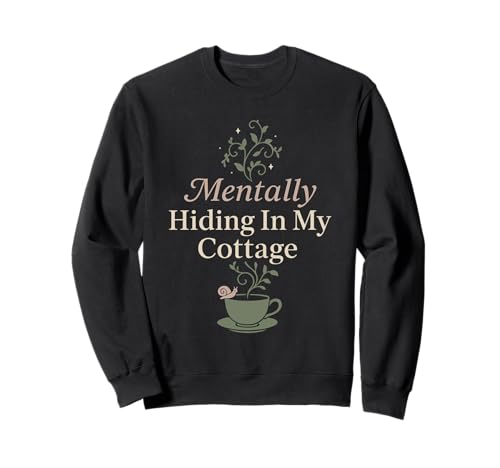 Cottagecore Sad Girl Cozy Mental Health Frosch Pilz Humor Sweatshirt Cottagecore Sad Girl Cozy Mental Health Frosch Pilz Humor Sweatshirt von Cozy Cottage Sadcore Neurodivergent Introvert