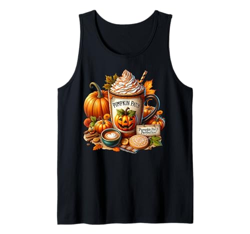 Pumpkin Patch Coffee Halloween Mug for Women Pumpkin Spice Tank Top Pumpkin Patch Coffee Halloween Mug for Women Pumpkin Spice Tank Top von Cozy Fall Coffee Gifts For Pumpin Spice Lovers