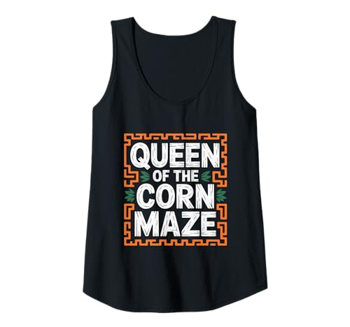 Damen Die Königin des Maislabyrinths für Liebhaber des Herbstspaßes Tank Top von Cozy Holiday Wear
