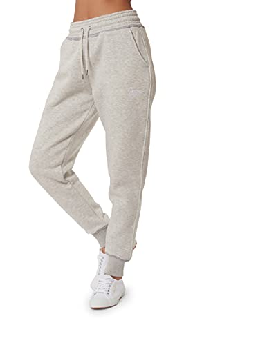 Cozy Panda Jogginghose Damen Heather Grey Größe L - Loungewear für Frauen aus Baumwolle in Large Gr. 40 - Sporthose Lang in High Waist mit Taschen von Cozy Panda