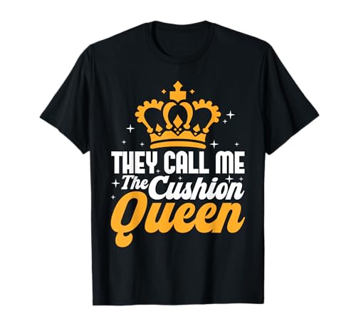 Kissen Queen Crown Design T-Shirt Kissen Queen Crown Design T-Shirt von Cozy Royalty Apparel