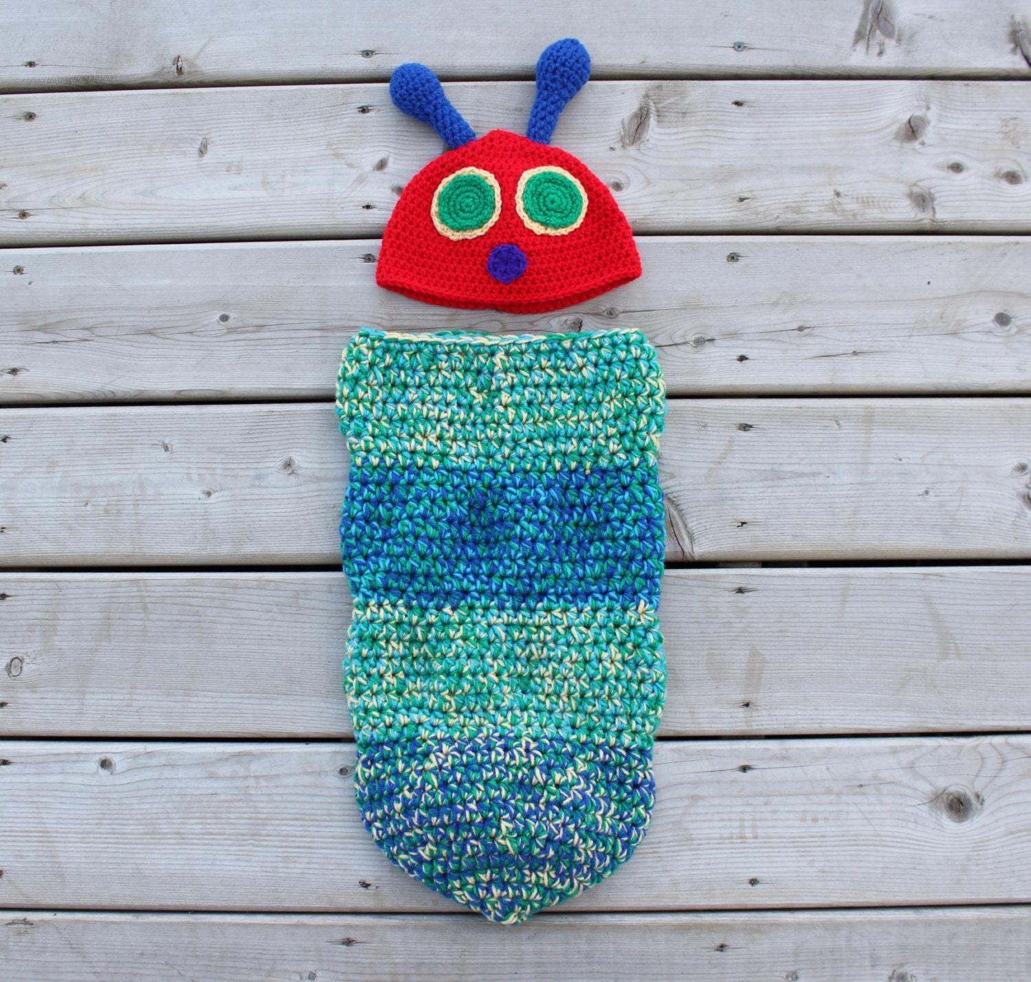 Raupe Baby Set // Sehr Hungrige Raupe Baby Set // Sehr Hungrige von CozyCatsCrochet