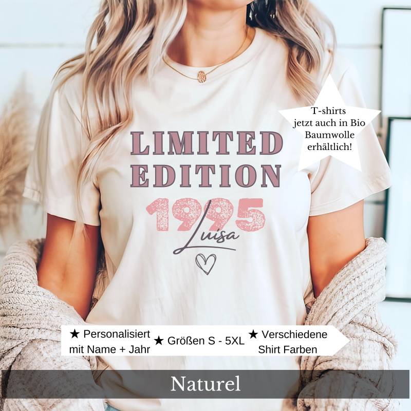 30 Geburtstag Frau Personalisiert Geburtstagsshirt Tochter Freundin Geschenk Geburtstagsgeschenk Schwester von CozyDaysDesign