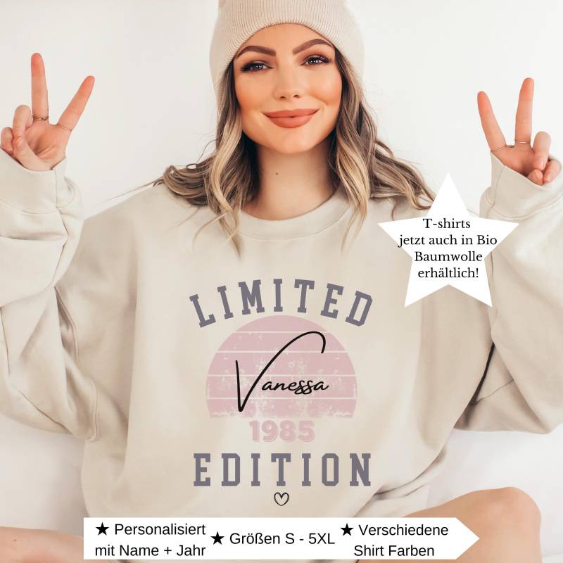 40 Geburtstag Frau Personalisiert Geburtstagsshirt Schwester Geschenk Freundin Zum Geburtstagsgeschenk von CozyDaysDesign