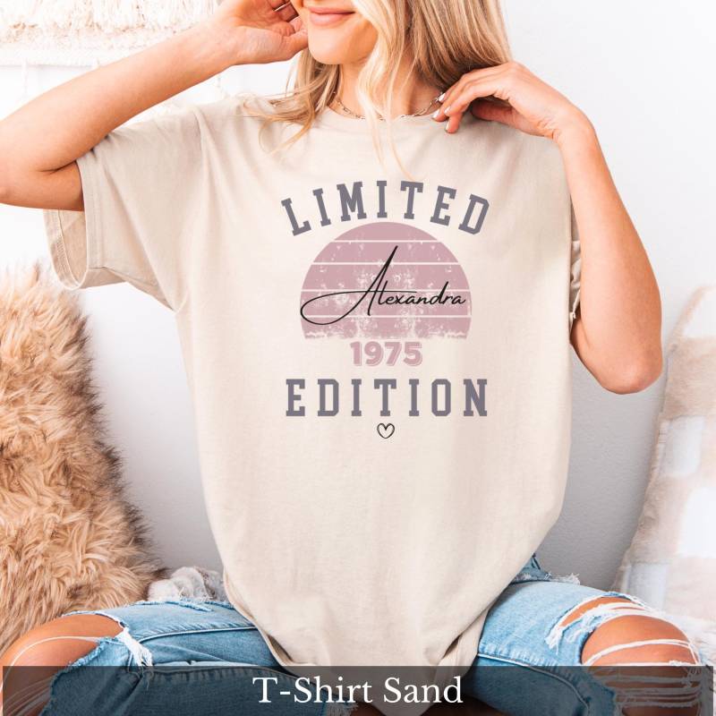 50 Geburtstag Geschenk Frau T-Shirt Personalisiert Beste Freundin Originelles Geschenke Zum 50. Mama Schwester Kollegin Ideen von CozyDaysDesign