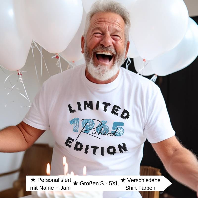 60. Geburtstag Shirt Personalisiert Geschenk Zum Limited Edition Mann Lustiges Ideen von CozyDaysDesign