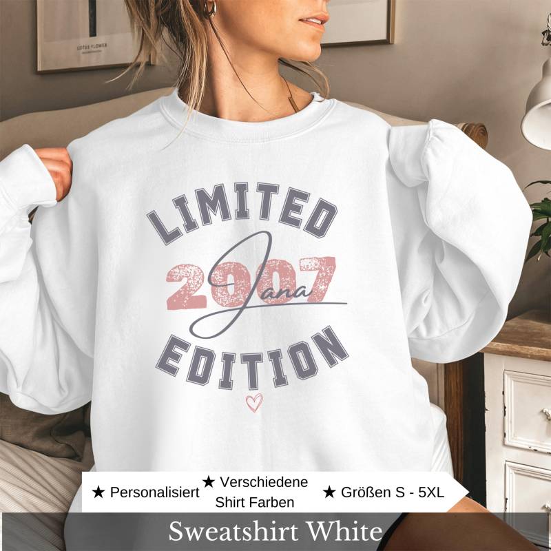 Geburtstag Geschenke 18 Mädchen Pullover Personalisiert Originelles Geschenk Zum 18. Schwester Geburtstagsgeschenk Enkelin Tochter Patenkind von CozyDaysDesign