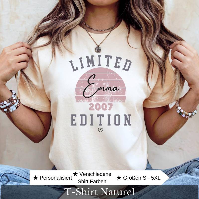 Geburtstag Geschenke 18 Mädchen T-Shirt Personalisiert Originelles Geschenk Zum 18. Schwester Geburtstagsgeschenk Enkelin Tochter Patenkind von CozyDaysDesign