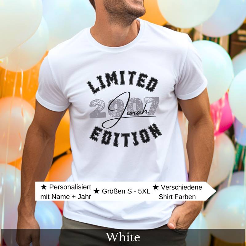 Geschenk 18 Geburtstag Junge Personalisiert Sohn Geburtstagsshirt Zum Ideen Geburtstagsgeschenk Freund von CozyDaysDesign