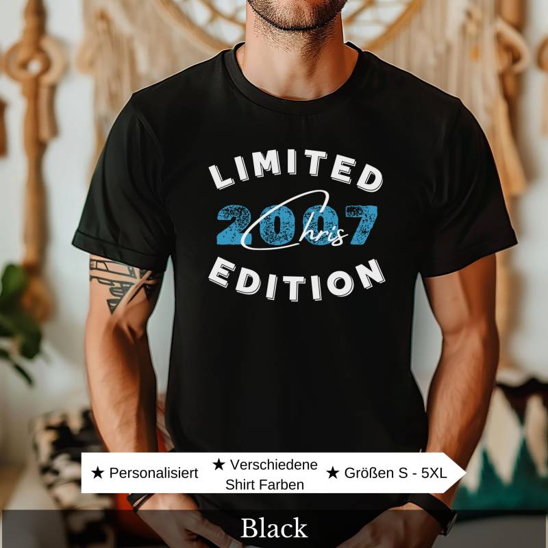 Geschenk 18 Geburtstag Junge Personalisiert Sohn Geburtstagsshirt Zum Ideen Geburtstagsgeschenk Freund von CozyDaysDesign