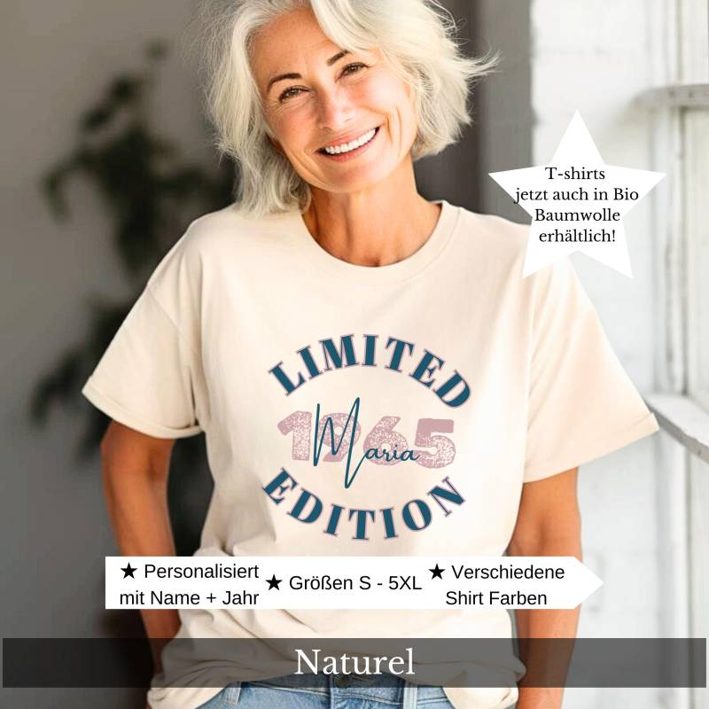 Geschenk 60 Geburtstag Frau Tshirt Personalisiert Geburtstagsgeschenk Bio Mama Schwester Oma Ruhestand Freundin Abschied Kollegin von CozyDaysDesign