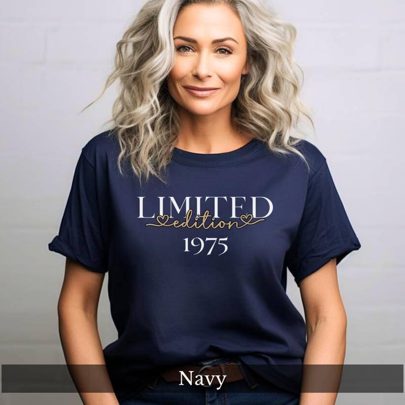 Geschenk Freundin 50 Geburtstag Frau Personalisiert Tshirt Bio Geburtstagsgeschenk 50. Mama Schwester Abschied Kollegin Muttertag von CozyDaysDesign