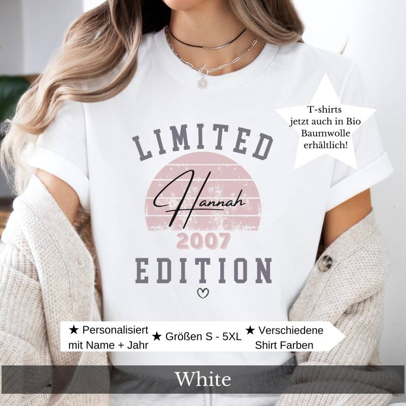 Geschenk Zum 18 Geburtstag Mädchen Personalisiert Sweatshirt Limited Edition Tochter Mama Frau von CozyDaysDesign