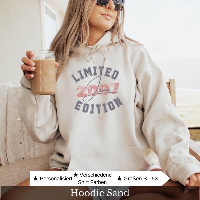 Geschenke 18 Geburtstag Mädchen Hoodie Personalisiert Originelles Geschenk Zum 18. Schwester Geburtstagsgeschenk Enkelin Tochter Patenkind von CozyDaysDesign