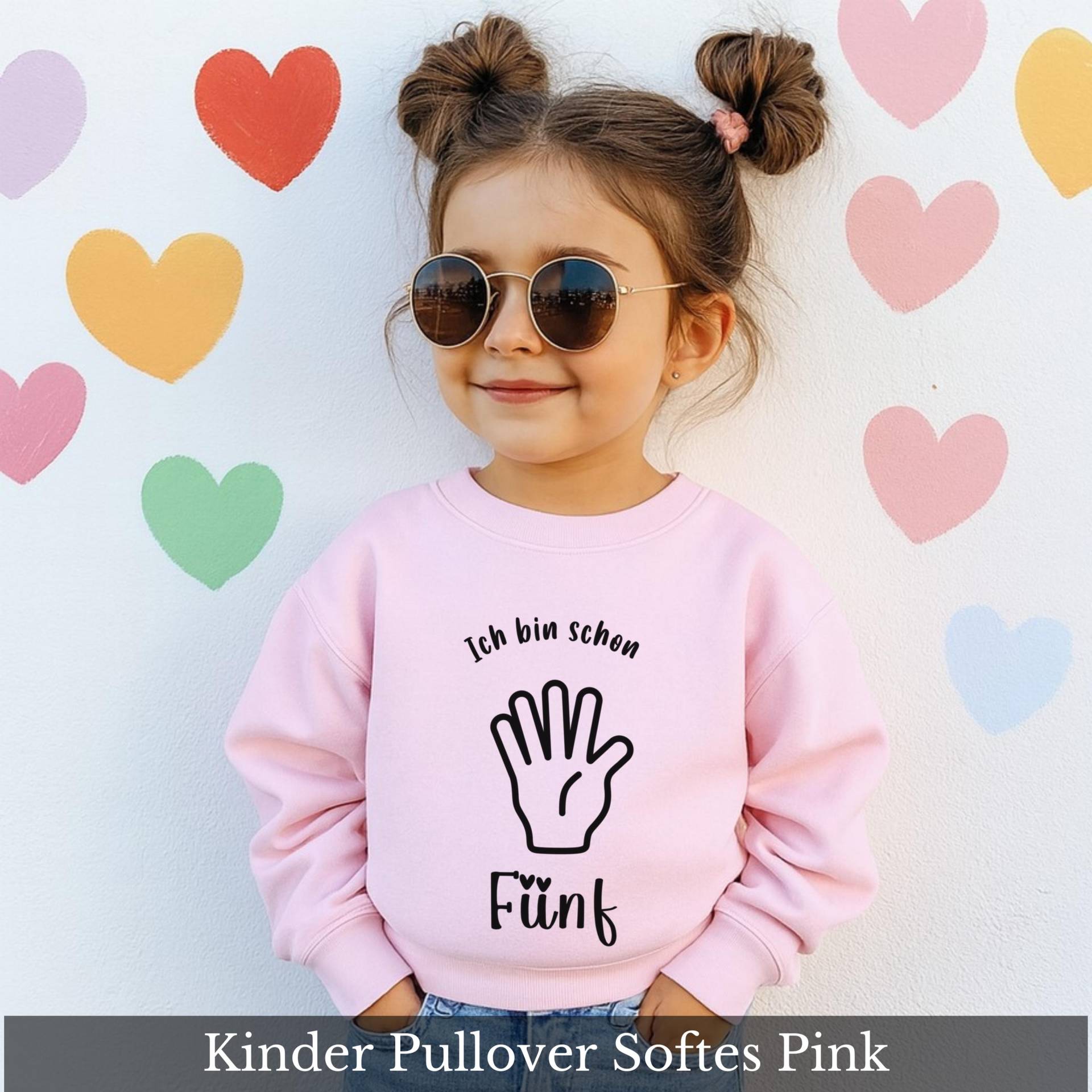 Kinderpullover 5. Geburtstag Geschenk Mädchen Pullover Personalisiert Mit Namen, 1 2 3 4 5 6 7 8 Geburtstagsgeschenk Tochter, Geburtstagsshirt von CozyDaysDesign