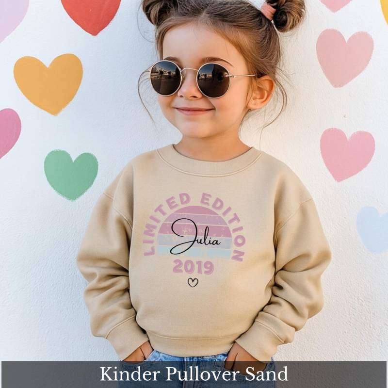Mädchen Geschenk Pullover Personalisiert Geburtstag, Geburtstagsshirt 1 2 3 4 5 6 7 8 9 10 11 12 13 14, Geburtstagsgeschenk Kind Weihnachten von CozyDaysDesign