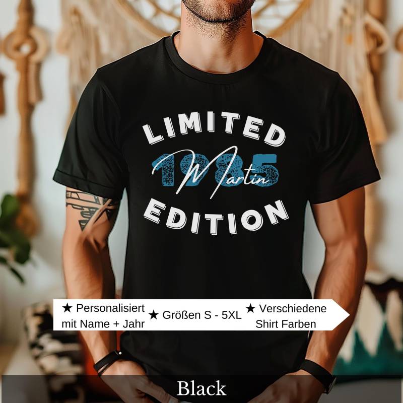 Personalisiert Geschenk Zum 40. Geburtstag Mann 40 Sohn Papa Geburtstagsshirt Limited Edition 1985 von CozyDaysDesign